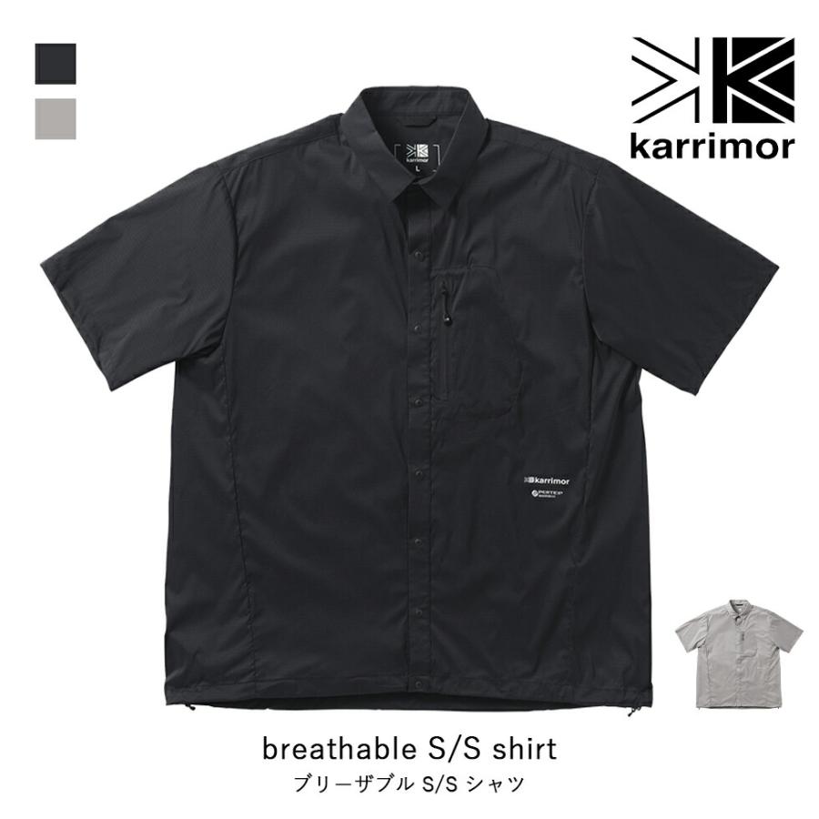 karrimor カリマー breathable S/S shirt ブリーザブル S/S シャツ メンズ ファッション アパレル フェス キャンプ トラベル アーバン PERTEX 半袖シャツ 101491 | Karrimor