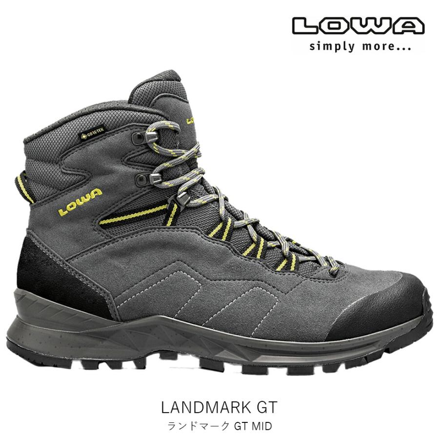 LOWA ローバー LANDMARK GT ランドマーク GT MID アンスラサイト メンズ 登山靴 トレッキング ブーツ ビブラム L010712 | GT