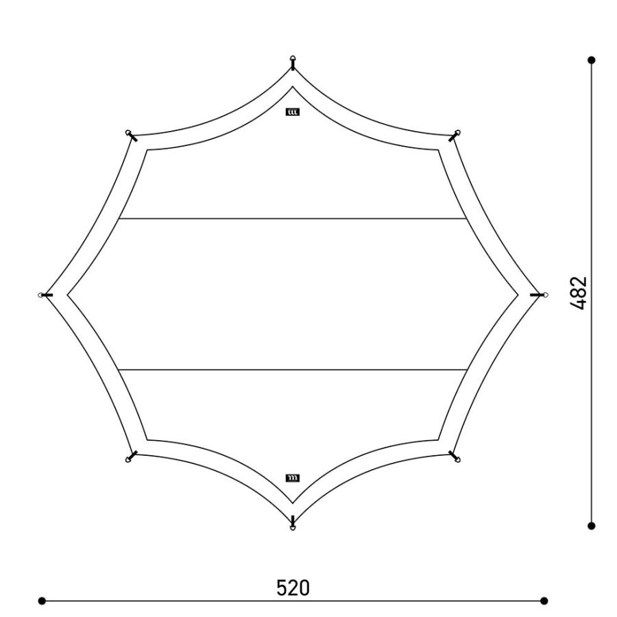 ムラコ muraco OCTA 8 GREY オクタ 8 グレイ アウトドア キャンプ タープ テント 大型 6-8人 正規品 送料無料 | muraco | 04