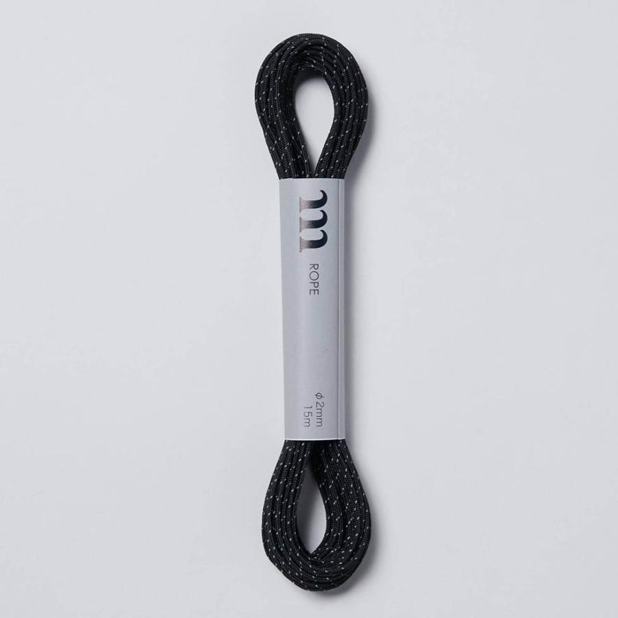 ムラコ muraco IRON CORD BK アイロンコードブラック　キャンプ テント・タープ用ロープ | muraco