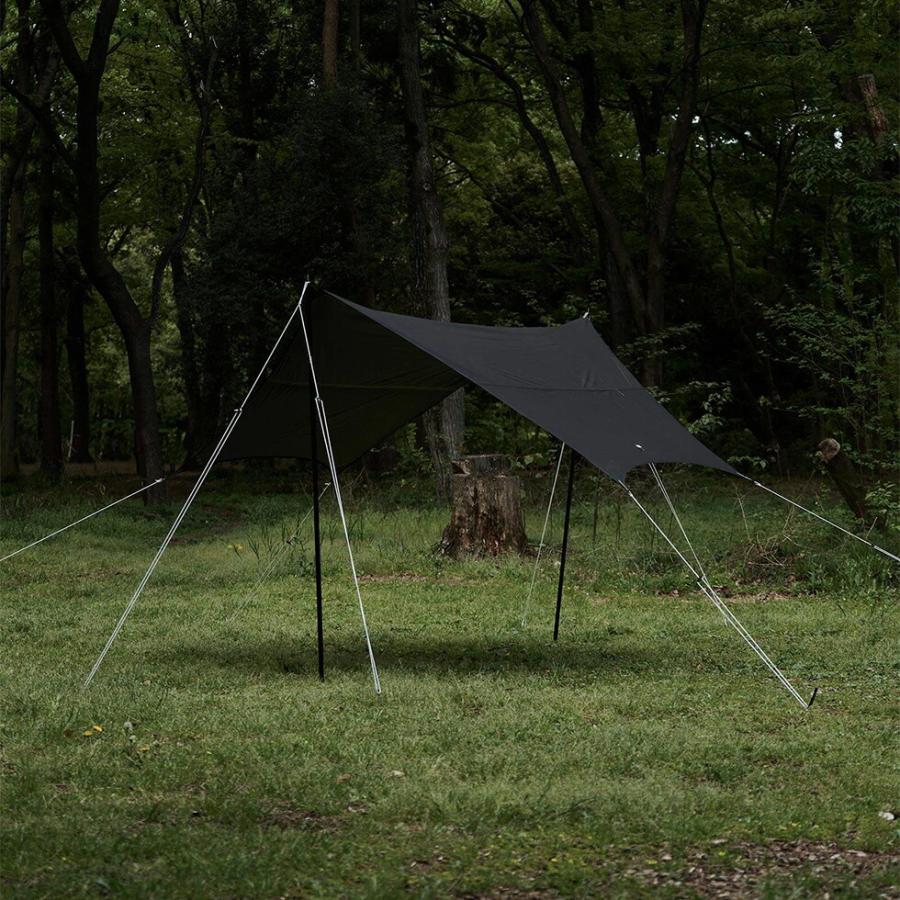 ムラコ muraco HEXA ULTRA BLACK ヘキサウルトラブラック TP005 1-2名用 タープ ソロキャンプ | muraco | 02