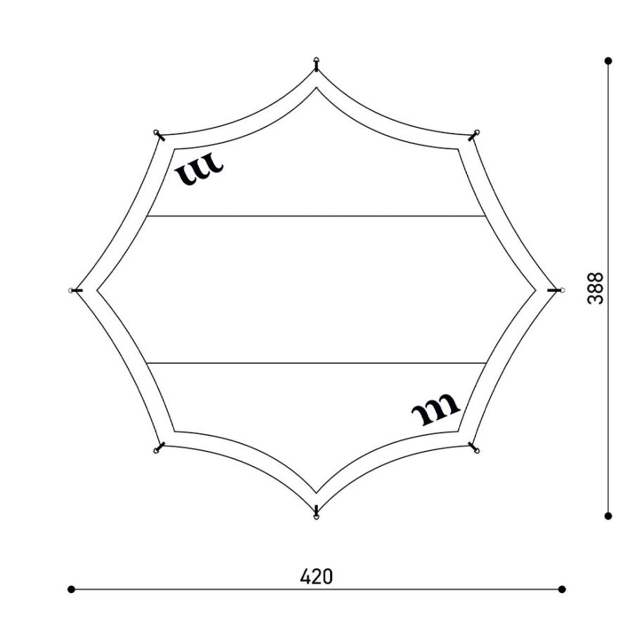 ムラコ muraco OCTA 4 SPARK オクタ4スパーク TP010 タープ テント アウトドア 2~4人用 キャンプ | muraco | 06