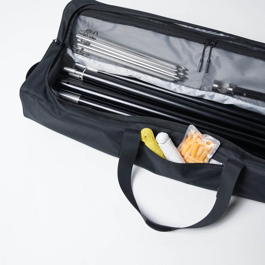 ムラコ muraco POLE CARRIER ポールキャリア CR0010 ポールキャリアー キャリーケース タープポール 運搬 キャンプ アウトドア Black | muraco | 05