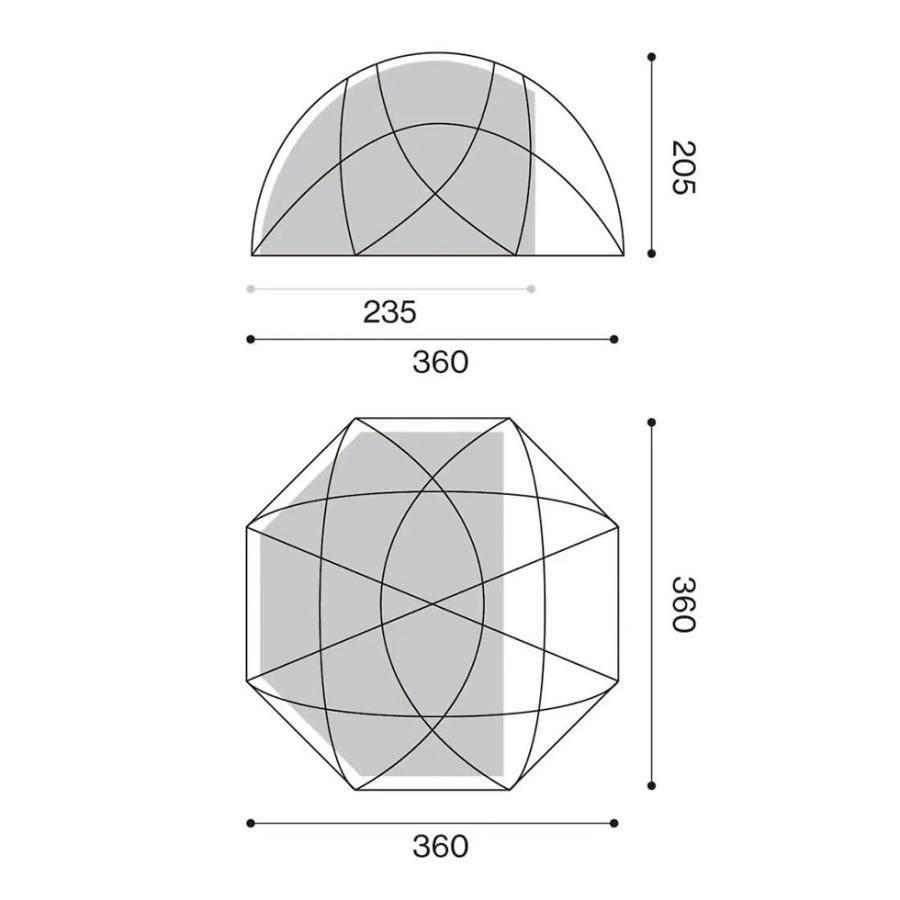 muraco ムラコ クラーケン テント シェルター KRAKEN TENT SHELTER 大型 ドーム ジオデシック構造 5人 キャンプ ギア レジャー アウトドア TE0060BK | muraco | 14