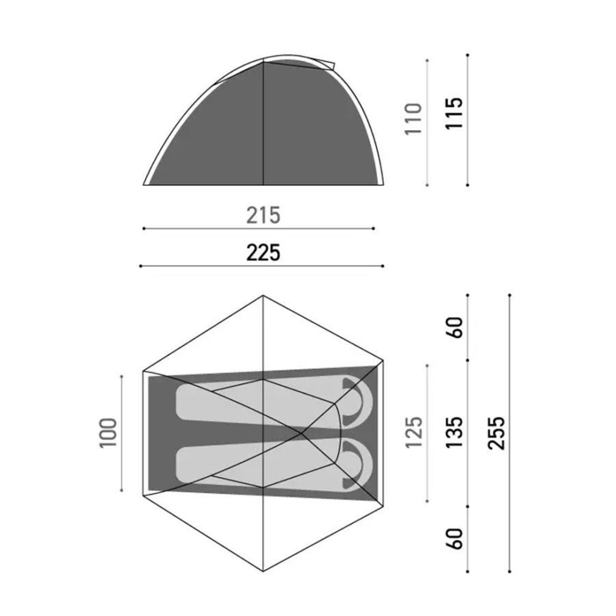 muraco ムラコ RAPIDE X1-2P ZETA Frame ラピードエックスワン ゼータフレーム テント 2P アウトドア 山岳用 ダブルウォール フルファブリック | muraco | 17