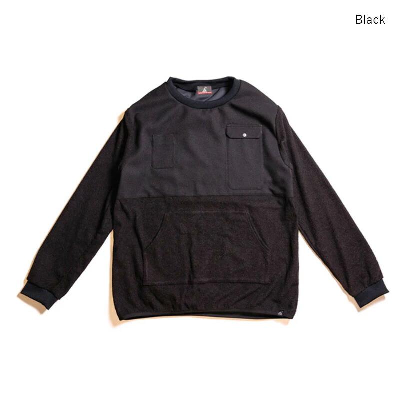 STATIC スタティック マウント トゥ シー クルー MT TO SEA CREW メンズ レディース ユニセックス フリース 登山 ハイキング トレッキング アウトドア カジュ… | トゥ | 01