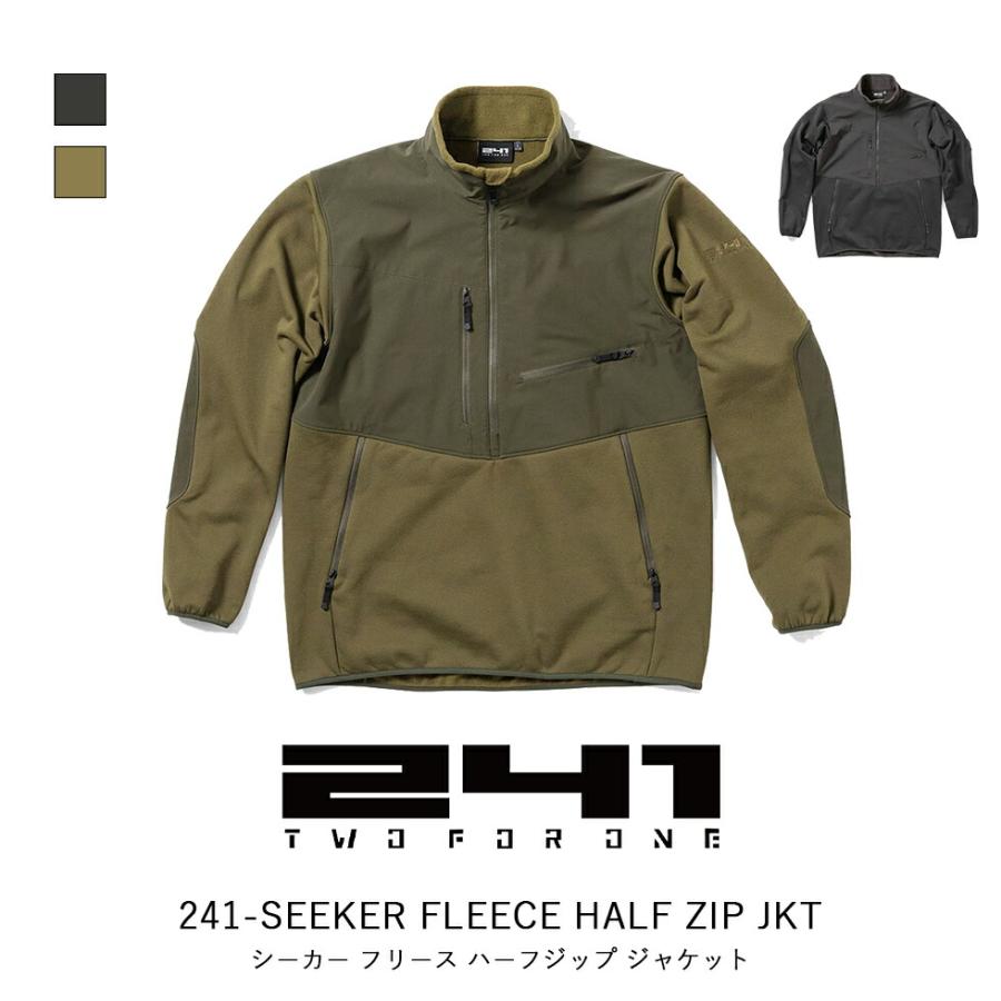 241 ツーフォーワン シーカー フリース ハーフジップ ジャケット 241 SEEKER FLEECE HALF ZIP JACKET トップス | SEEKER