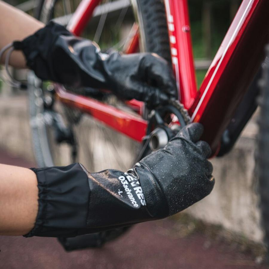 TEMRES テムレス TEMRES 03 ADVANCE BK ショーワ テムレス 03 アドバンスブラック 手袋 透湿防水 グローブ 防水性 透湿性 ポリウレタン アウトドア | grove | 07