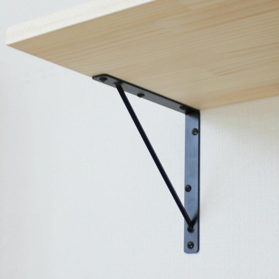 IRON L ANGLE 180 アイアンブラケット 棚受け金具 ウォールシェルフ 賃貸 おしゃれ DIY 壁面収納 壁掛け 神棚 ラック