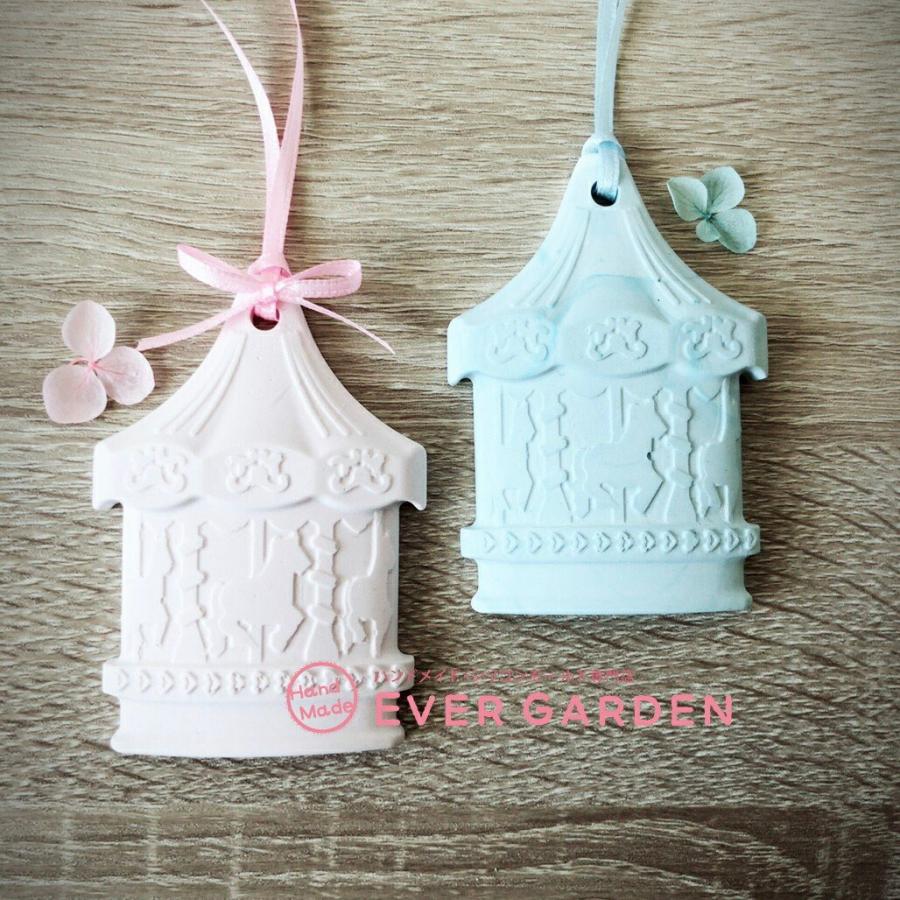 X'masアロマストーン木馬&雪結晶