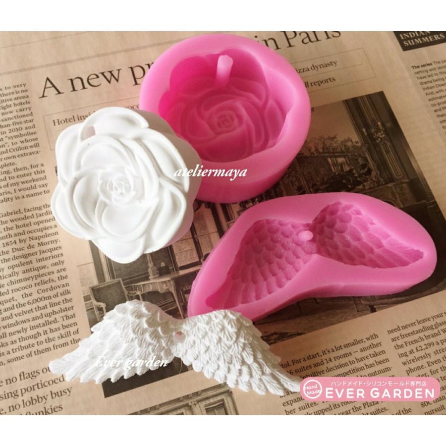 バラ 羽 セット 穴あき 花 シリコンモールド レジン アロマストーン 手作り 石鹸 キャンドル 樹脂 粘土 オルゴナイト 型 抜き型 1y 3eb0 1kio ハンドメイド専門店 Evergarden 通販 Yahoo ショッピング