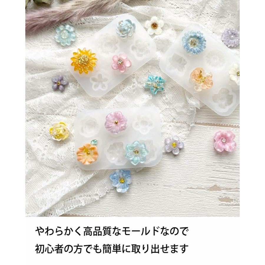 花 18種類 レジン シリコンモールド オルゴナイト Uvレジン アロマストーン 石膏 手作り 石鹸 キャンドル 樹脂 粘土 シリコン モールド シリコン型 38 Egwk 5bzk ハンドメイド専門店 Evergarden 通販 Yahoo ショッピング