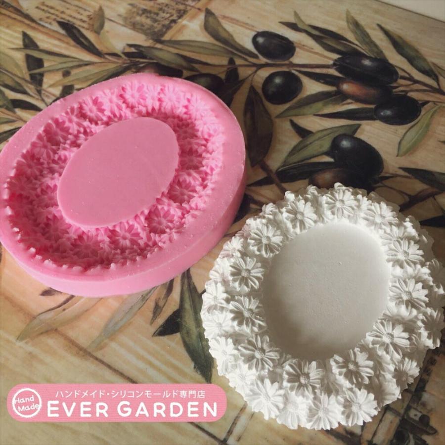 フレーム 花 シリコンモールド レジン アロマストーン 手作り 石鹸 キャンドル 樹脂 粘土 オルゴナイト 型 抜き型 楕円 額 花輪 シリコン型 3x Ykio 9g1q ハンドメイド専門店 Evergarden 通販 Yahoo ショッピング