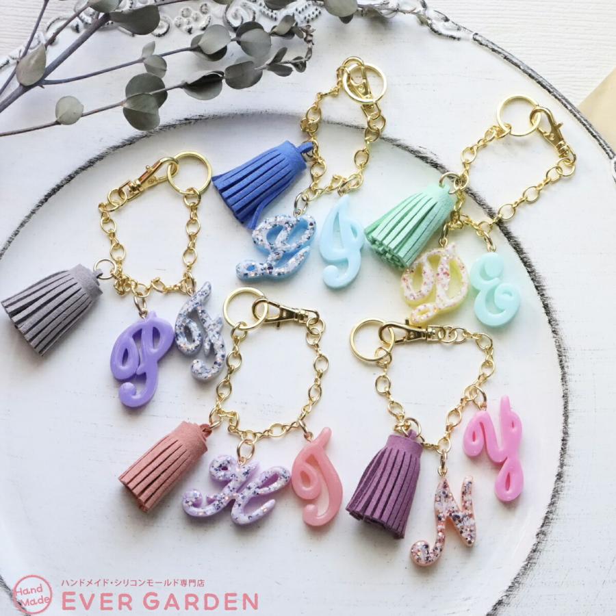 筆記体ミニサイズ アルファベット シリコンモールド レジン uvレジン