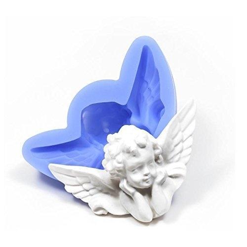 天使 ほおずえ エンジェル 妖精 シリコンモールド アロマハイストーン