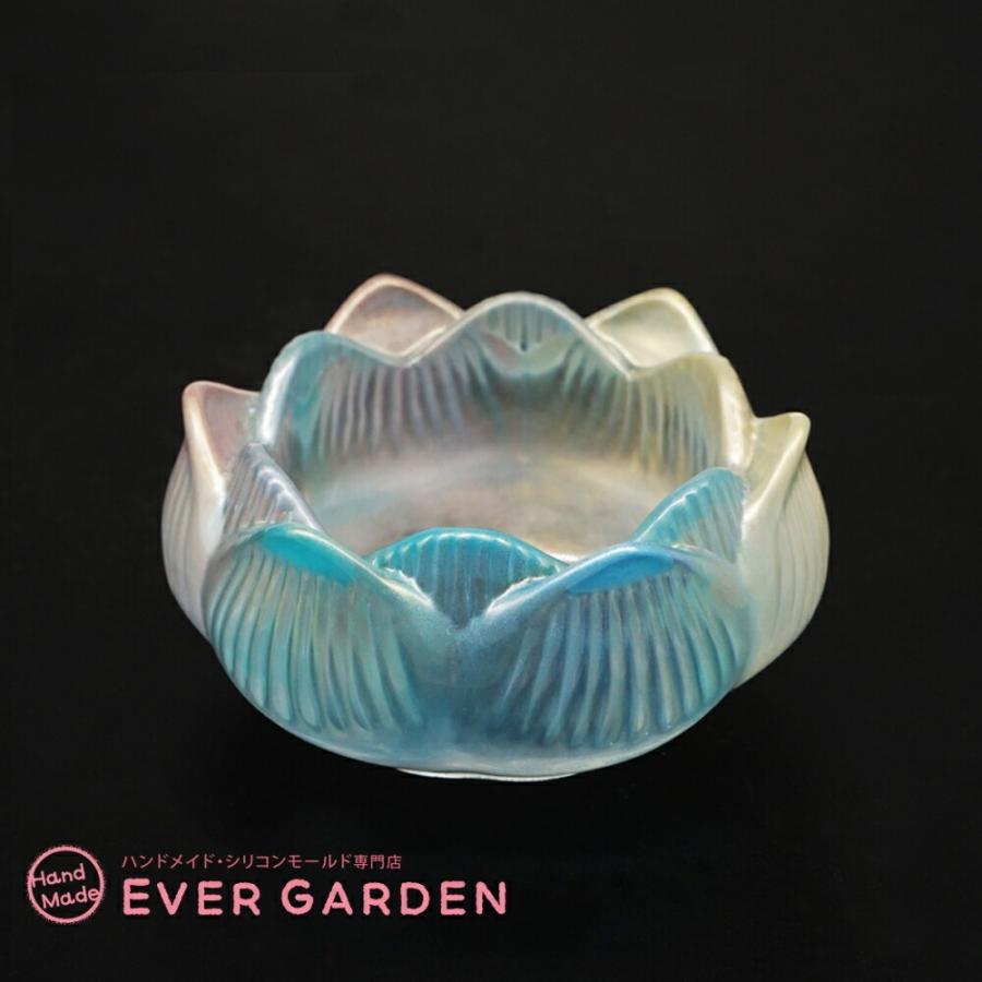 シリコンモールド 蓮 はす 花 小物入れ 宝石箱 レジン UVレジン