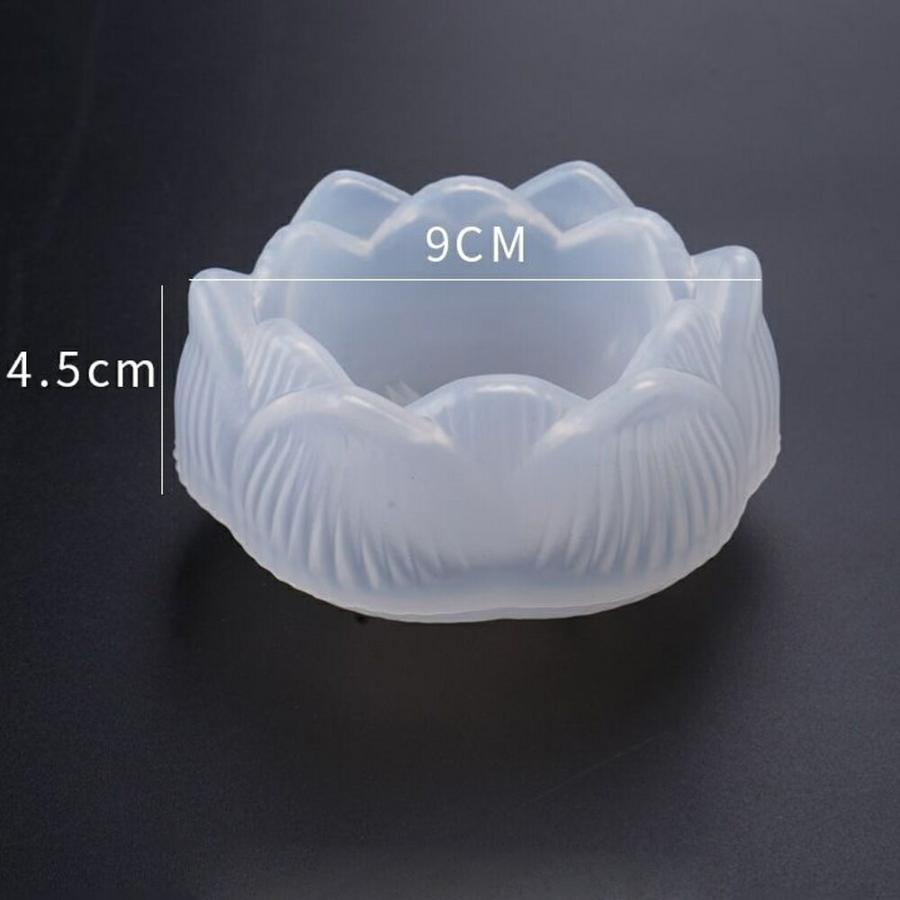 シリコンモールド 蓮 はす 花 小物入れ 宝石箱 レジン UVレジン