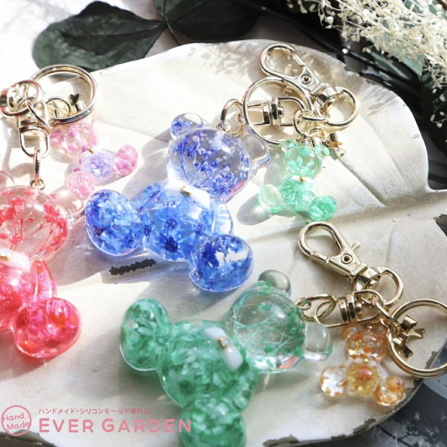 2サイズセット くま ミニ シリコンモールド レジン 小さい クマ 2サイズセット くま ミニ シリコンモールド レジン 小さい クマ