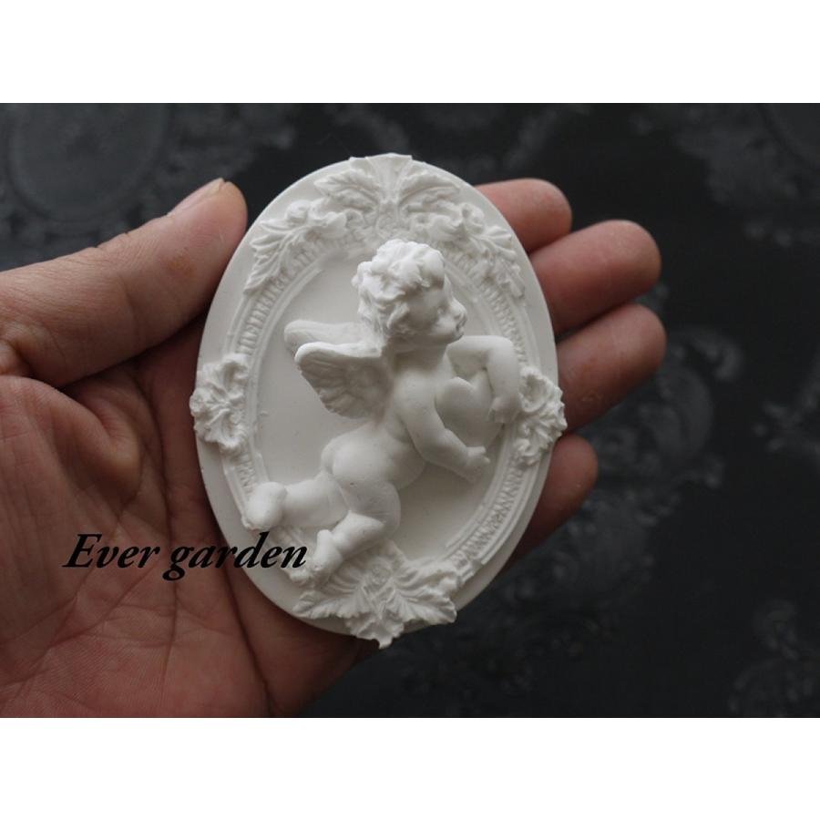 天使 2 エンジェル 妖精 ハート シリコンモールド アロマハイストーン