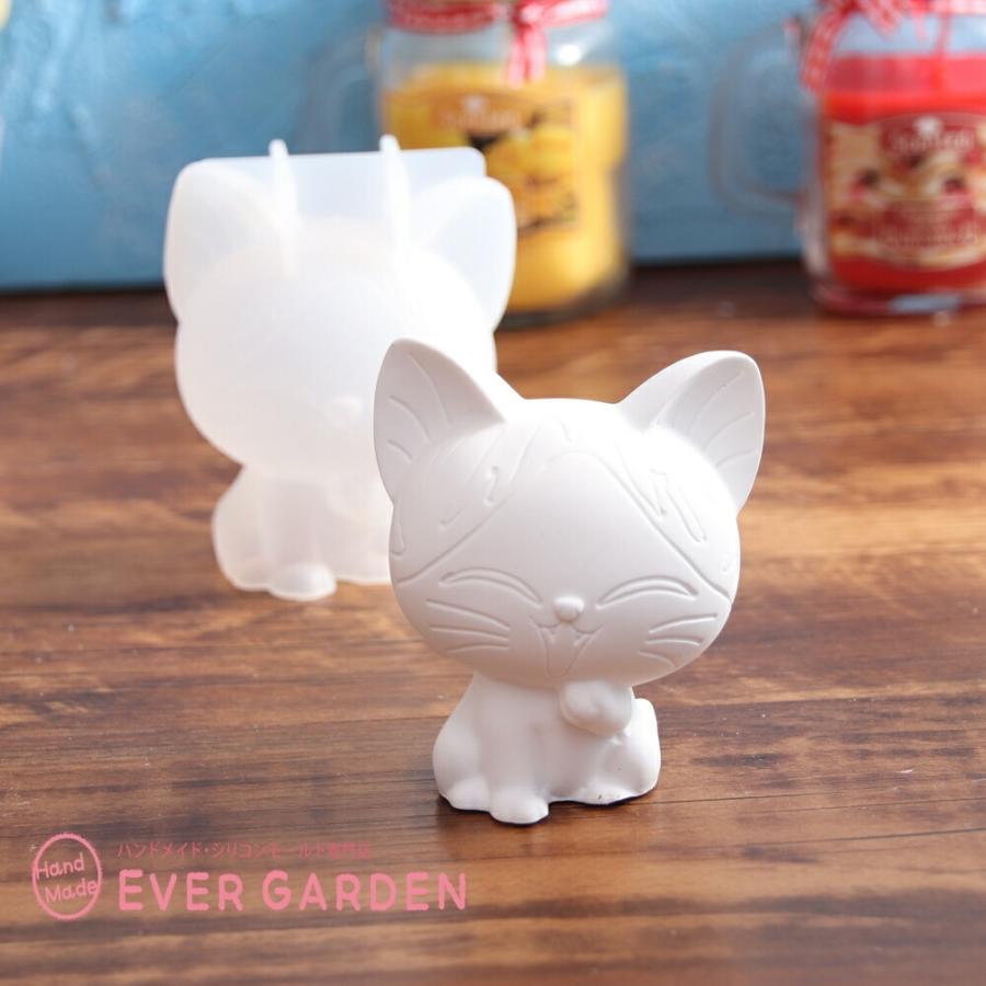 猫 立体 レジン UVレジン エポキシ樹脂 アロマストーン 手作り 石鹸