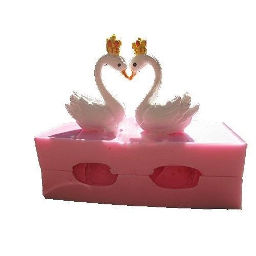 白鳥 3D 立体 動物 シリコンモールド レジン 手作り 石鹸 キャンドル