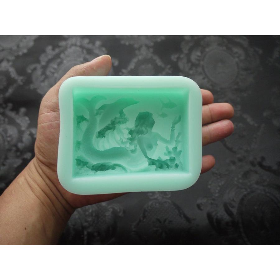 人魚 7 マーメイド イルカ 海 マリン シリコンモールド アロマハイ