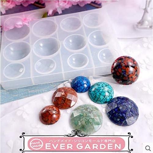 レジン 丸 半円 宝石 ビッグサイズ シリコンモールド ネックレス アクセサリー パーツ 作成 Uvレジン オルゴナイト エポキシ樹脂 樹脂粘土 型 Q4 Hmgd 4xf7 ハンドメイド専門店 Evergarden 通販 Yahoo ショッピング