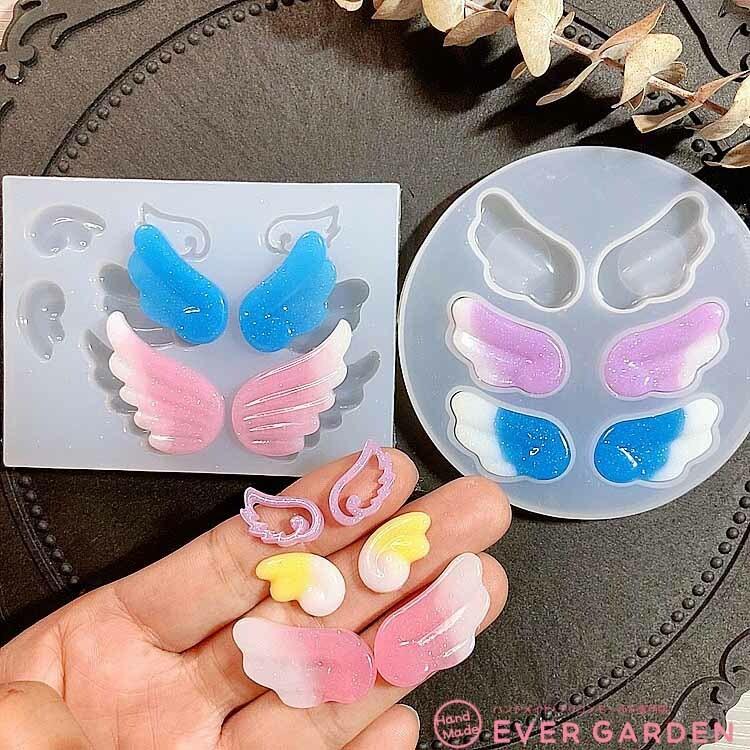 ヘアゴム レジン オーバル型 天然石レッドジェイドとミニミニ