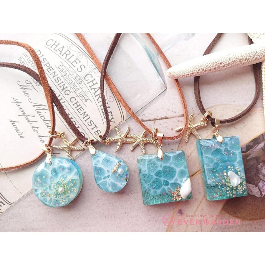 レジン 15種類 筒形 穴あき シリコンモールド オルゴナイト uvレジン