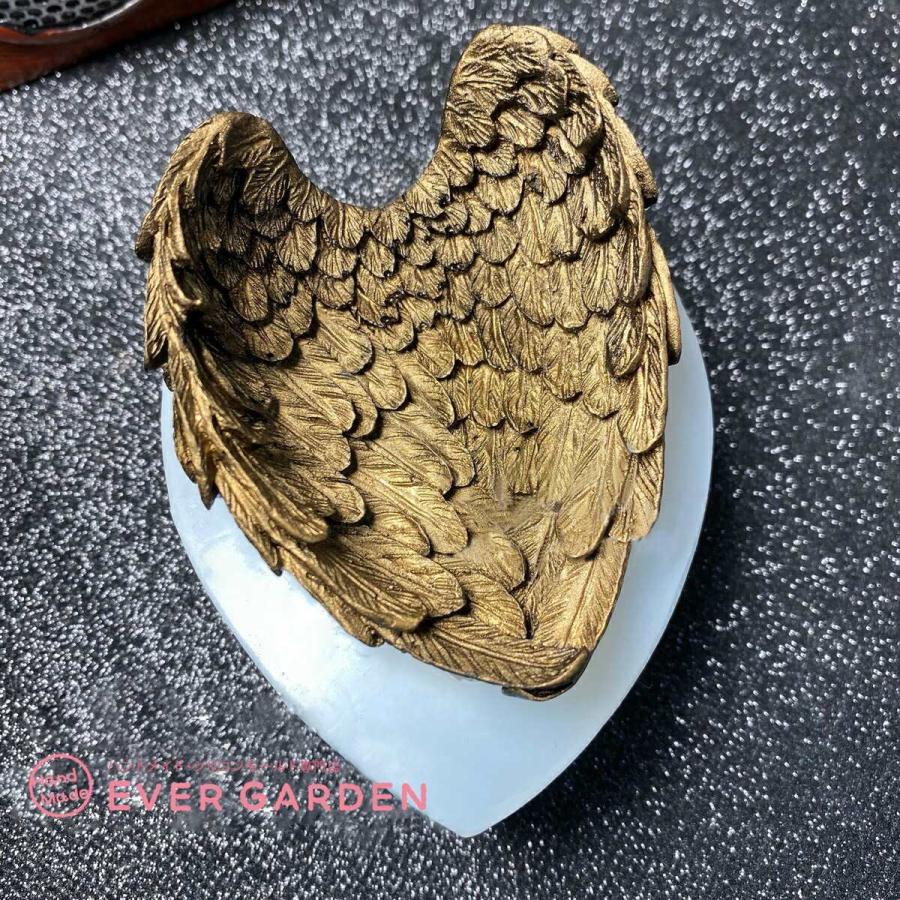 翼 羽 小物入れ シリコンモールド レジン アロマストーン 手作り 石鹸 キャンドル 樹脂 粘土 オルゴナイト 型 抜き型 器 皿 天使 ウイング トレー Zl O0b2 Y6dg ハンドメイド専門店 Evergarden 通販 Yahoo ショッピング