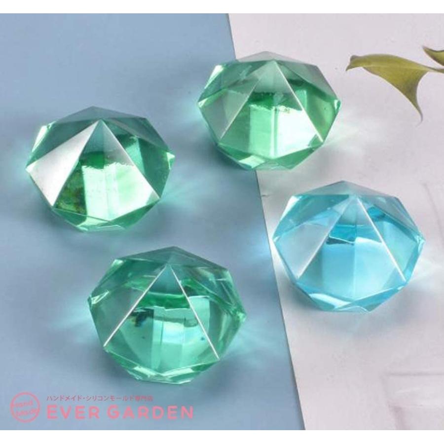 宝石 ダイヤ 8個 レジン シリコンモールド オルゴナイト uvレジン