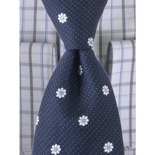 Luigi Borrelli ルイジ ボレッリ ネクタイ 花柄 小紋 シルク Italy製 プレゼント ギフト お誕生日 記念日 結婚式 ネイビー Lbx495navy Ever Graysエバーグレイス 通販 Yahoo ショッピング
