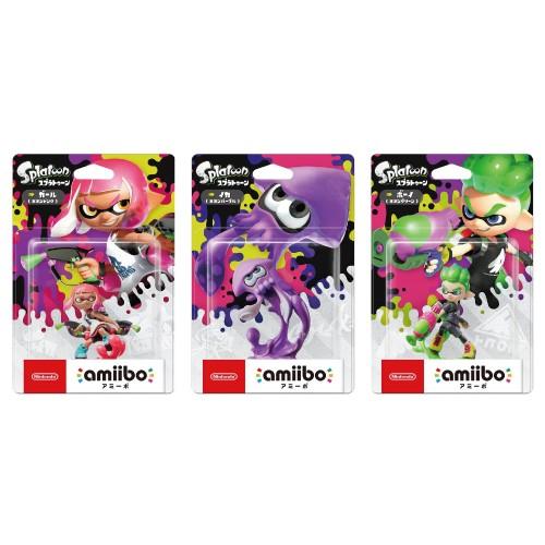 Amiibo アミーボ 3個セット スプラトゥーン2 シリーズ ガール ネオンピンク ボーイ ネオングリーン イカ ネオンパープル Sp 3set Ami Evergreen 通販 Yahoo ショッピング