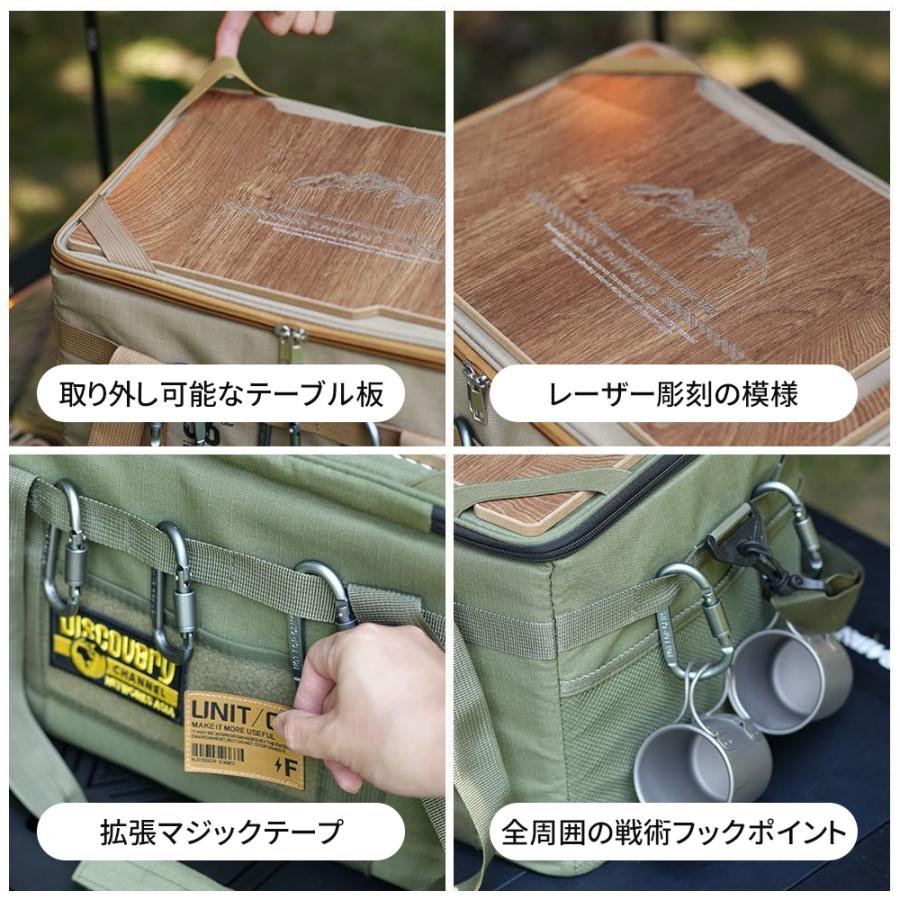 キャンプ 収納 バッグ 大容量 36L キャンプ用品 耐擦れ防水