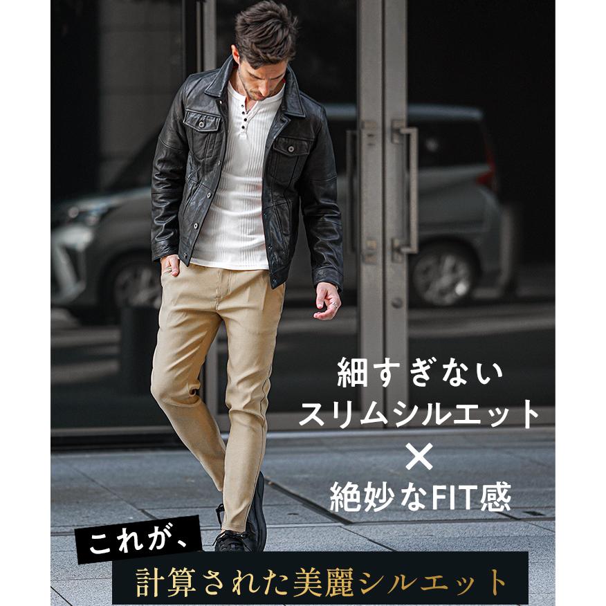 スキニー メンズ ストレッチ ボトムス メンズ 40代 スキニーパンツ  チノパン メンズ スリム イージーパンツ メンズ アンクル丈 ずぼん メンズ きれいめ | SOMEDIFF | 10