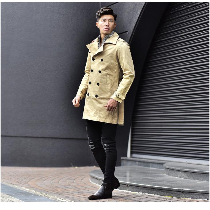 トレンチコート メンズ ロング コート トレンチ ロングコート ロング丈 ブランド ネイビー ベージュ ビジネス カジュアル 大きいサイズ ちょいワル 春 春服 Joker By Evergreen 通販 Yahoo ショッピング