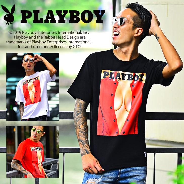 Playboy プレイボーイ Tシャツ メンズ Tシャツ 半袖 カットソー フォトプリント 半袖カットソー 春 春服 春物 プリント 白 ホワイト Joker By Evergreen 通販 Paypayモール