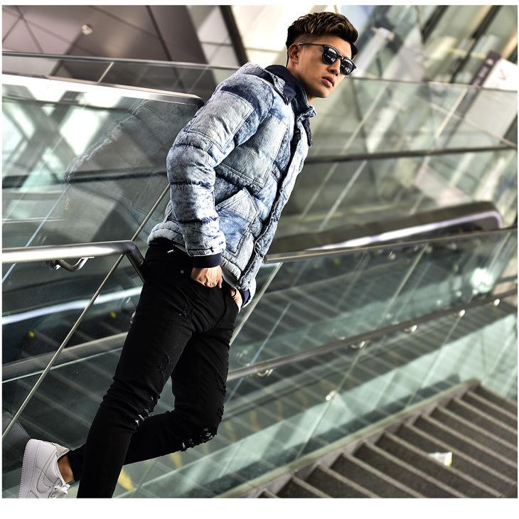 ァスナーに ジャケット デニム デニムジャケット 大きいサイズ Ll Xl Joker By Evergreen 通販 Paypayモール メンズ アウター ブルゾン 冬 冬服 カジュアル おしゃれ お洒落 中綿 ジャケット 中綿ジャケット かれたデザ