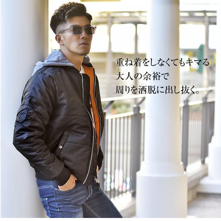 Ma 1 メンズ Ma1 アウター ジャケット ミリタリージャケット フライトジャケット 中綿ジャケット 中綿 カーキ ブラック 黒 ネイビー 春 春服 春物 Joker By Evergreen 通販 Yahoo ショッピング
