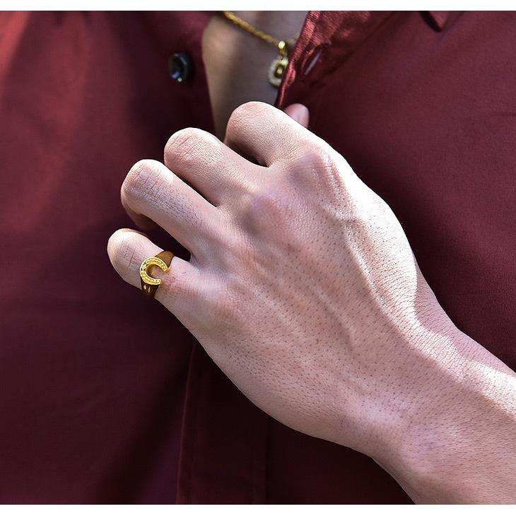 指輪 メンズ ホースシューリング シルバー925 ホースシュー ジルコニア ピンキーリング プレゼント レディース 太め ブランド 大きい Joker By Evergreen 通販 Yahoo ショッピング