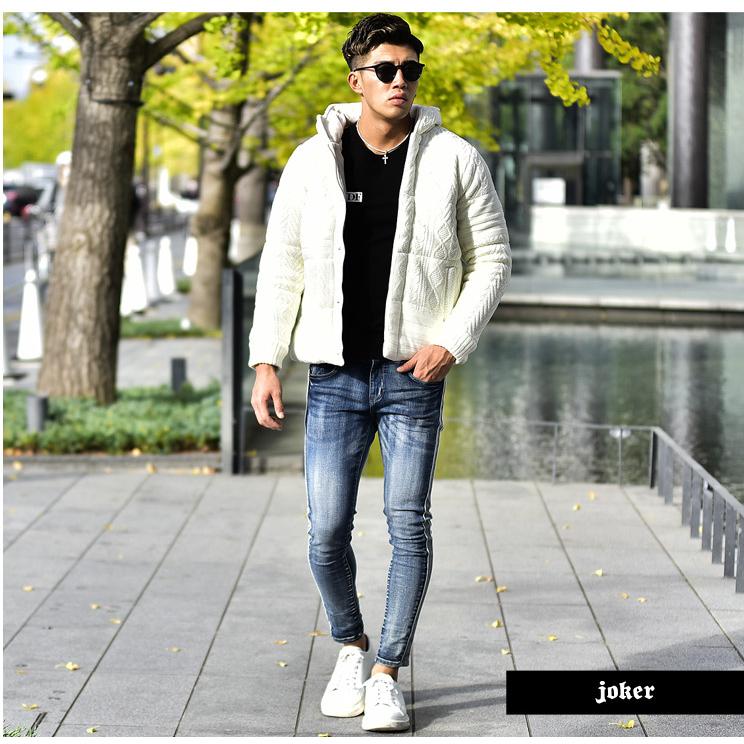 メンズ アウター 春 40代 ジャケット カジュアル 中綿 ジャケット ニットジャケット ニットアウター ブルゾン ケーブル編み ダウンジャケット 30代 Joker By Evergreen 通販 Yahoo ショッピング