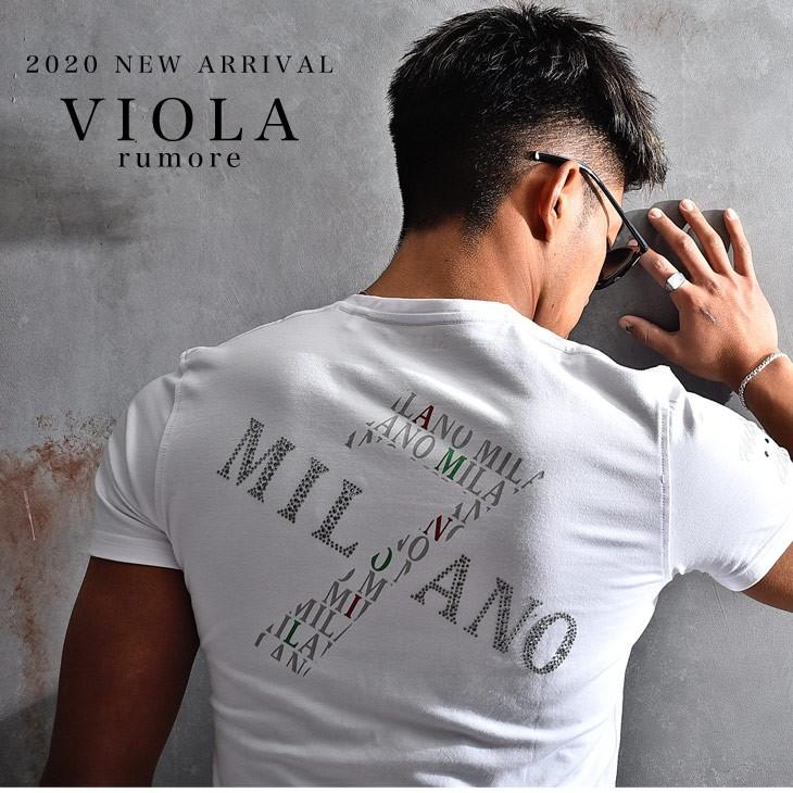 VIOLA rumore ヴィオラ Tシャツ メンズ 半袖 半袖Tシャツ ブランド