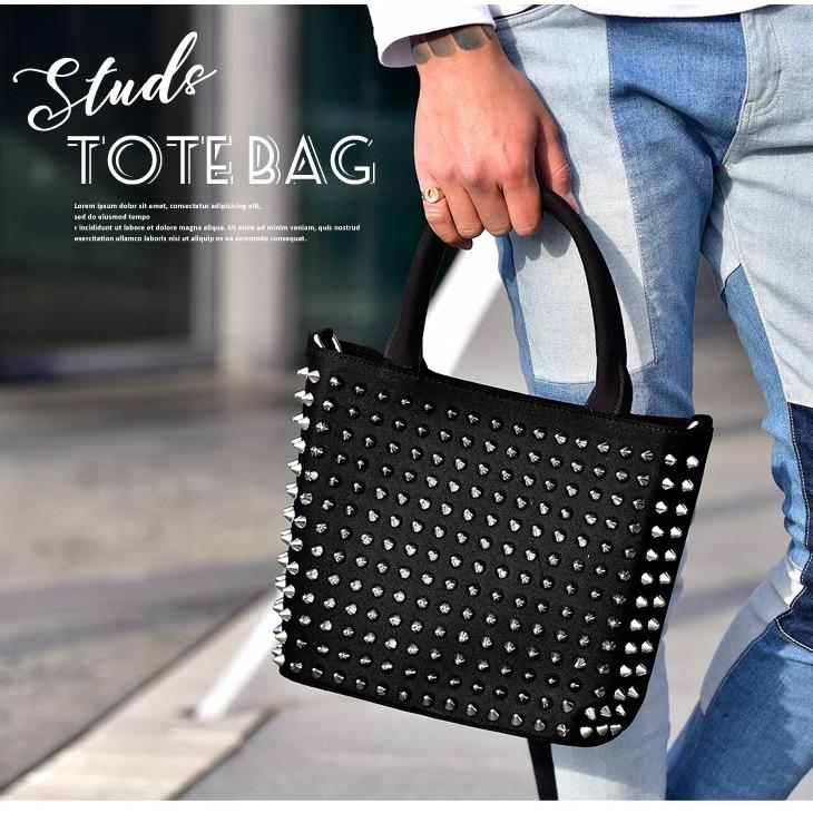 Diavel 2way スタッズトートバッグ メンズ レディース バック