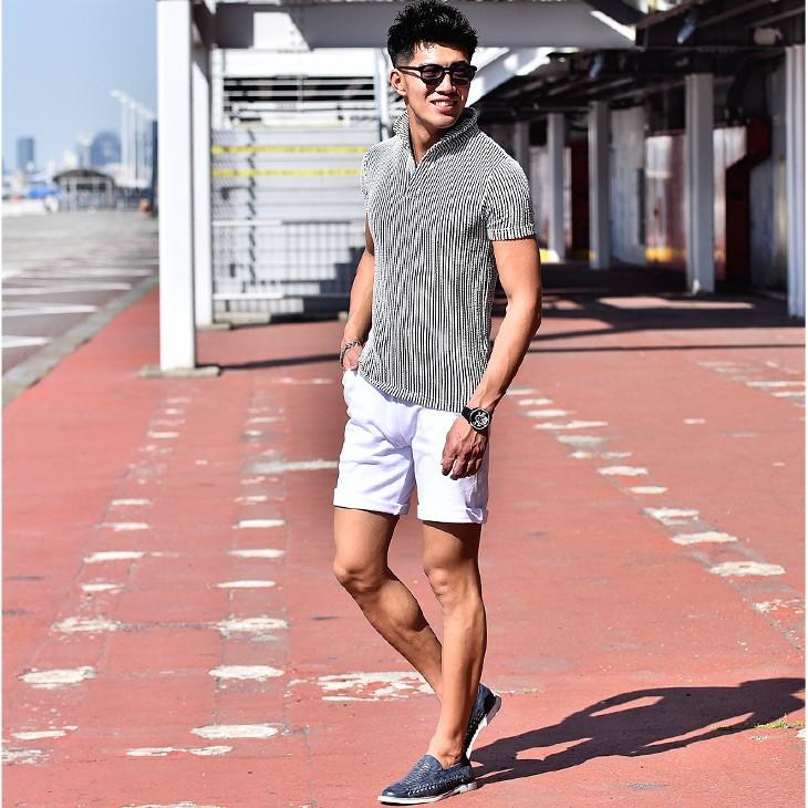 ハーフパンツ メンズ 短パン ショーツ ショートパンツ タイト スウェット スウェットパンツ ラインストーン 服 薄手 ホワイト 白 おしゃれ お兄系 春 春服 春物 Joker By Evergreen 通販 Yahoo ショッピング