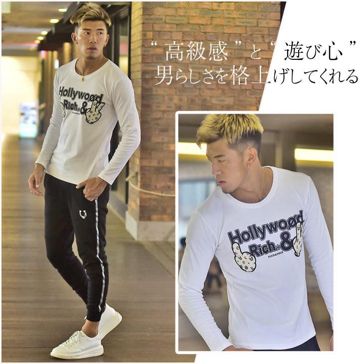 Tシャツ メンズ 長袖 長袖tシャツ ロンt オラオラ系 おしゃれ お洒落 カットソー ビター系 かっこいい T シャツ 服 ブランド お兄系 ちょいワル 春 春物 春服 Joker By Evergreen 通販 Paypayモール