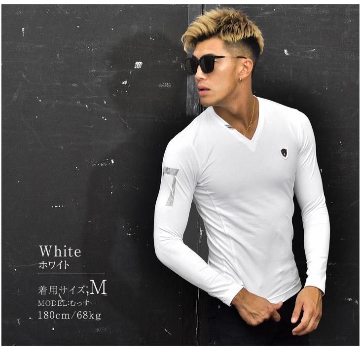 Viola Rumore ヴィオラ Tシャツ メンズ Vネック ロンt ブランド 長袖tシャツ Tシャツ 長袖 ロゴ 細身 白 ホワイト 黒 ブラック レッド トップス 春 春服 春物 Joker By Evergreen 通販 Paypayモール