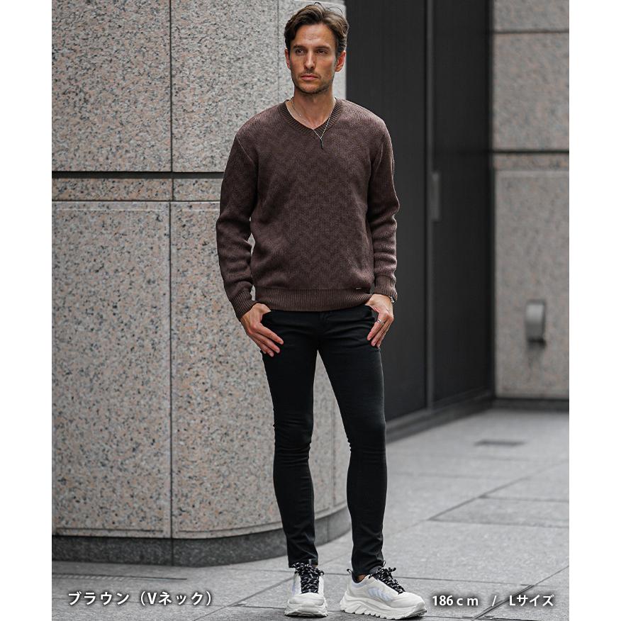 【極美品】定価4.8万円 G/FORE ジップアップニット XLサイズ 伸縮抜群 Growth by in the attic ニット Wジャガード マーブル セーター 長袖