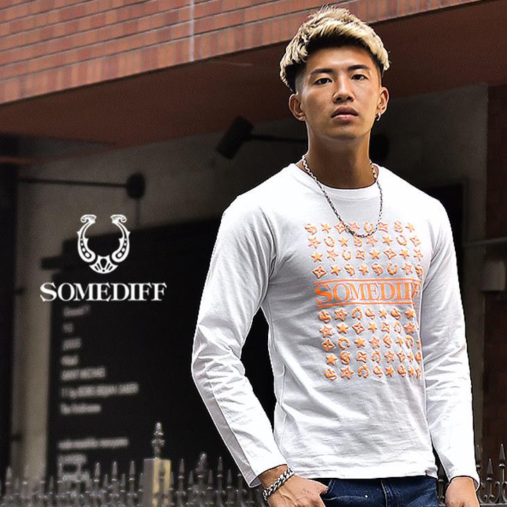 Tシャツ メンズ 長袖 ロンt 長袖tシャツ カジュアル ネオン 蛍光 ストリート タイト 黒 ブラック 白 ホワイト ブランド スポーツ プリント ロゴ 春 春服 春物 Joker By Evergreen 通販 Paypayモール