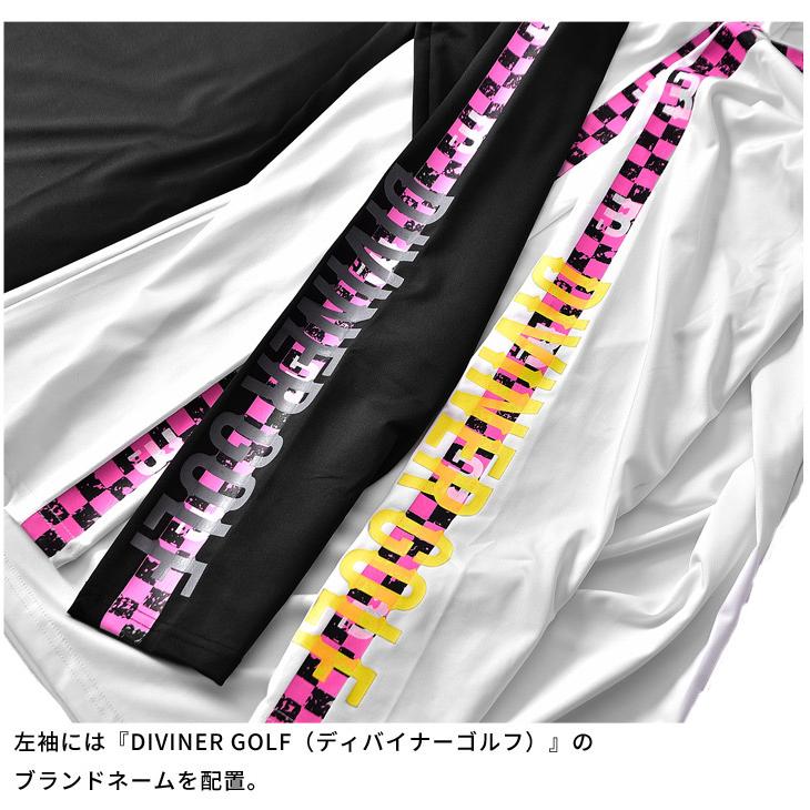 ゴルフウェア メンズ アンダーシャツ ブランド ゴルフ メンズ アンダーウェア インナーウェア DIVINER GOLF モックネック アンダーシャツ ホワイト 白 | DIVINER GOLF | 13