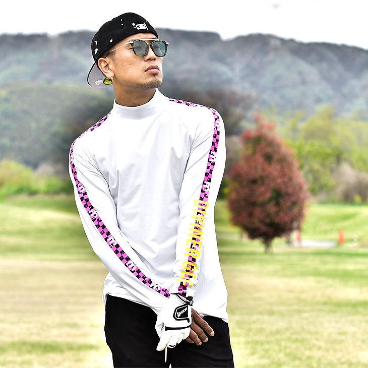 ゴルフウェア メンズ アンダーシャツ ブランド ゴルフ メンズ アンダーウェア インナーウェア DIVINER GOLF モックネック アンダーシャツ ホワイト 白 | DIVINER GOLF | 02